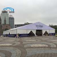 outdoor white A frame festival tent event