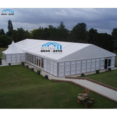 High Quality Aluminium Frame PVC Fabric white wedding marquee tent from China