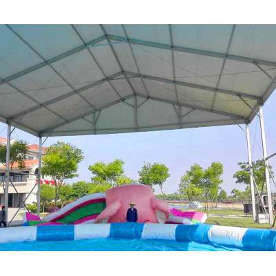 Customized Portable Swimming Pond Marquee Tent UV Protected Waterproof PVC Cover