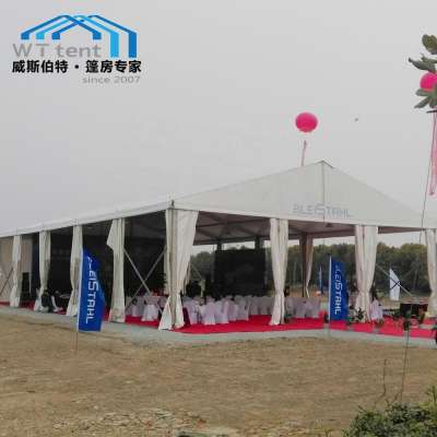 Customized Outdoor Marquee Tents for Events with Furniture Floor Cooling Lighting